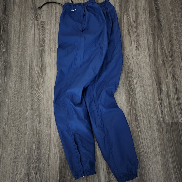 Vintage x 90s Nike Swoosh Waist Line Men's Track Pants - Picture 4 of 12